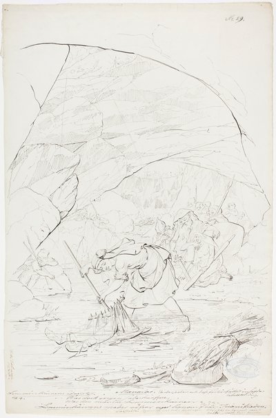 トゥオネラのレンミンカイネンの母 作： Robert Wilhelm Ekman