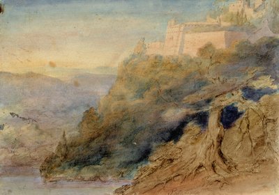 パラッツォーロ、イタリアの風景 作： Robert Wilhelm Ekman