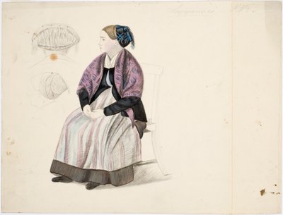 ラップヴェシの農民女性 作： Robert Wilhelm Ekman