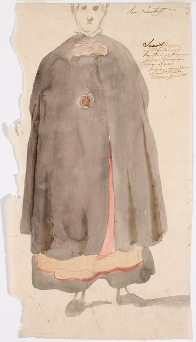 農民女性 作： Robert Wilhelm Ekman
