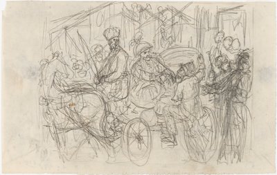 中尉の市場土産。ストール少尉の物語の挿絵 作： Robert Wilhelm Ekman