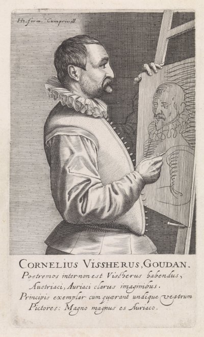 コルネリス・フィッシャーの肖像 作： Robert Willemsz de Baudous