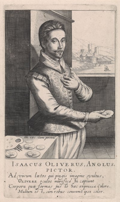 アイザックオリバーの肖像画 作： Robert Willemsz de Baudous