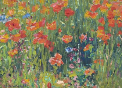 ポピー。 1888 作： Robert William Vonnoh