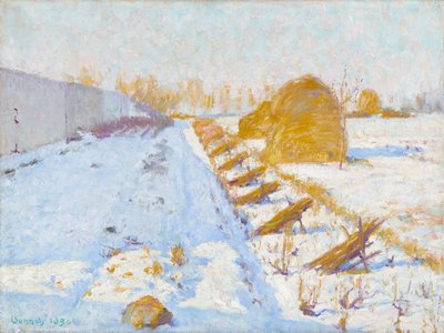 冬の太陽と影 作： Robert William Vonnoh
