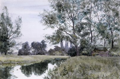 東ケント、レッサー・ストゥアーにて（水彩画） 作： Robert Winchester Fraser