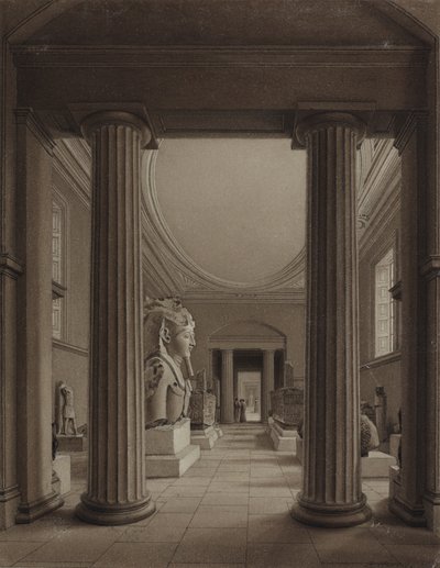 大英博物館、1840年頃 作： Robert the Younger Havell