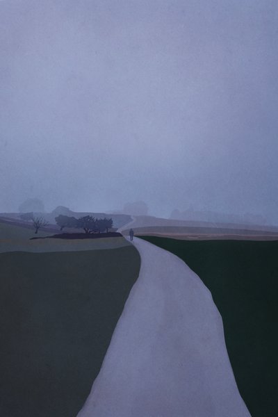 霧の道、2023年（デジタル） 作： Roberta Murray