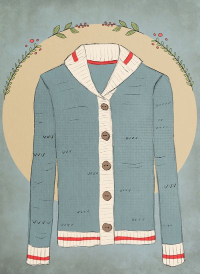 ソックモンキー・セーター、2019年（デジタル） 作： Roberta Murray