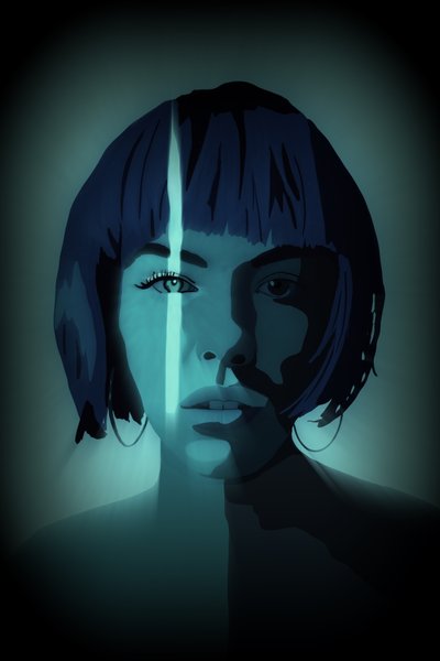 シン・ブルー・ライン、2022年（デジタル） 作： Roberta Murray