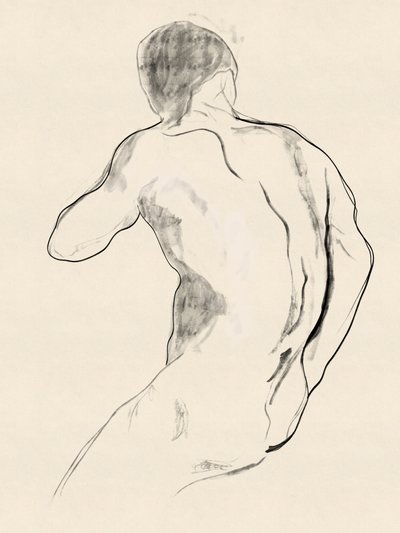 力強い男性像の習作 作： Roberto Moro