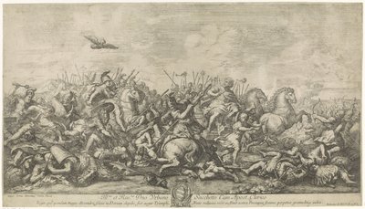 アレクサンダー大王とダリウス三世の戦い 作： Robertus de Mol