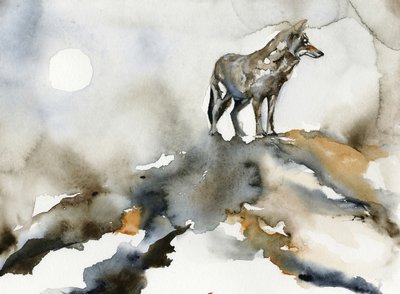 孤独な狼の月 作： RodMacIver