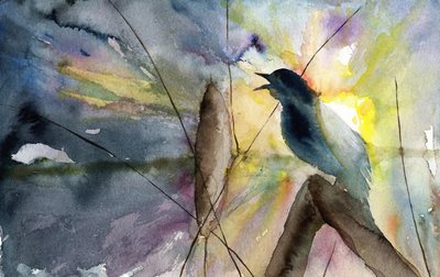 歌う鳥の日の出 作： RodMacIver