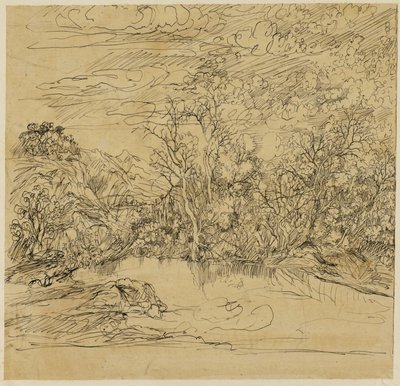 池のほとり 作： Rodolphe Bresdin