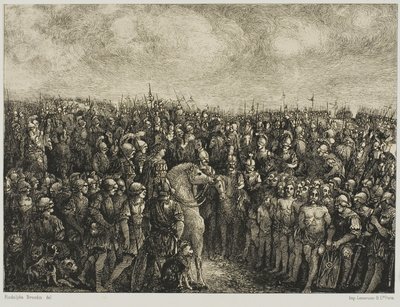カエサルと囚人たち 作： Rodolphe Bresdin
