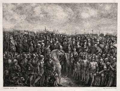 カエサルと囚人たち 作： Rodolphe Bresdin