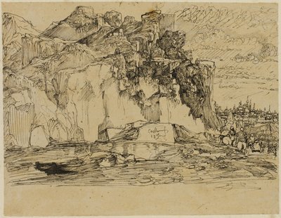 白人の風景 作： Rodolphe Bresdin