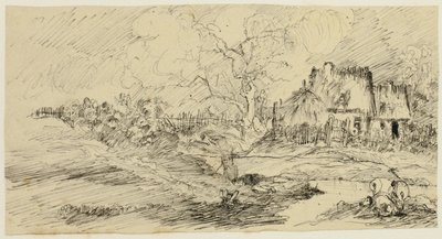 田舎の風景 作： Rodolphe Bresdin