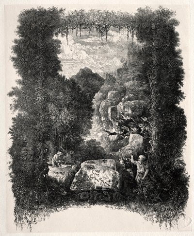 1868年、ティエリーファレタン作の寓話と童話の最初の作品。 作： Rodolphe Bresdin