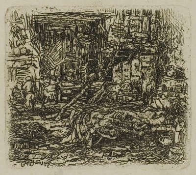 農家のインテリア 作： Rodolphe Bresdin