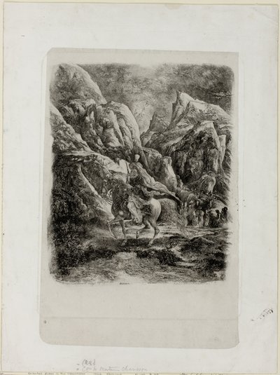 山のライダー 作： Rodolphe Bresdin