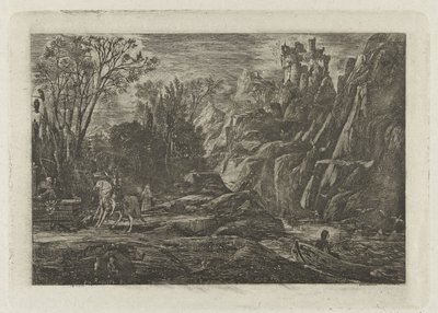 Ruiter en doud in het landschap 騎士と死 古い伝説 作： Rodolphe Bresdin