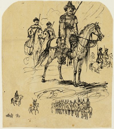 ロシア騎兵隊 作： Rodolphe Bresdin