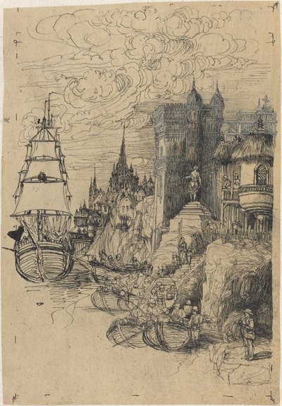 海景 作： Rodolphe Bresdin