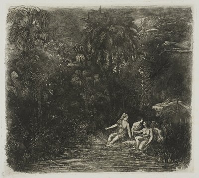 ザ ベイザーズ アンダー ザ パームズ 作： Rodolphe Bresdin