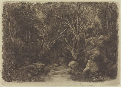 森の小川 作： Rodolphe Bresdin