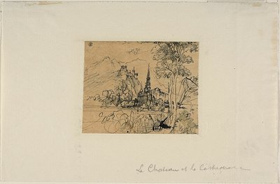 城と大聖堂 作： Rodolphe Bresdin