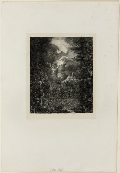 沼地を越えた都市 作： Rodolphe Bresdin