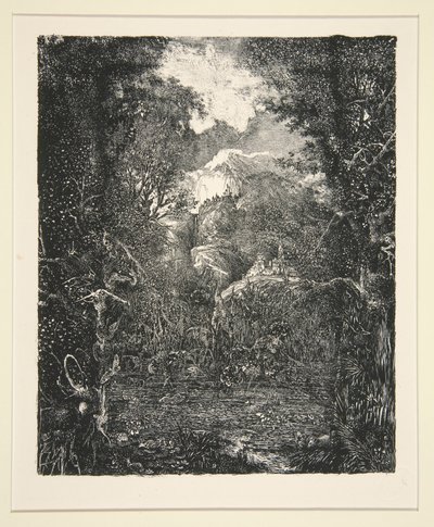 The City Beyond the Marsh (La Ville derri?re la marecage) 作： Rodolphe Bresdin