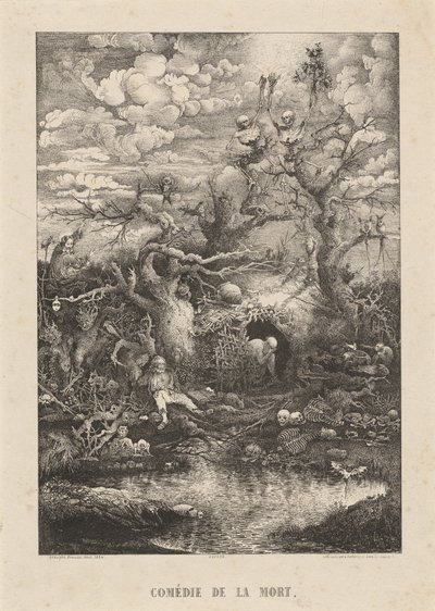 死の喜劇 作： Rodolphe Bresdin