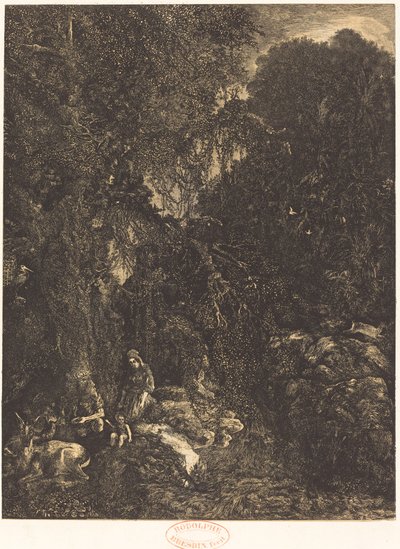 Does のある聖家族 作： Rodolphe Bresdin
