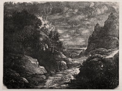 マウンテン ストリーム 作： Rodolphe Bresdin