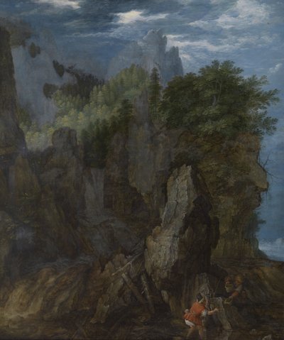 ザリガニの漁師、1608年頃（キャンバスに油彩） 作： Roelandt Jacobsz. Savery