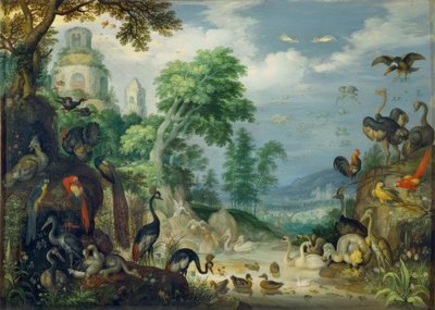 鳥のいる風景 作： Roelandt Savery
