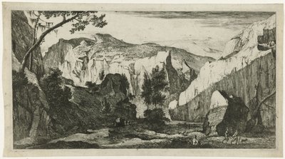 岩のある山の風景 チロルの風景（連載タイトル） 作： Roelant Roghman