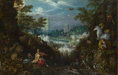 オルフェウス、1628 作： Roelant Savery