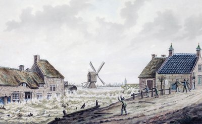堤防決壊後の洪水 作： Roelof van der Meulen