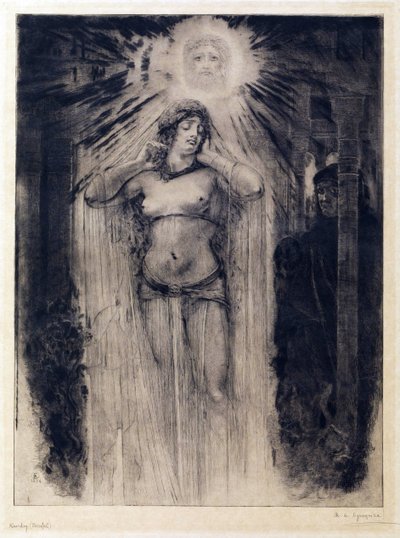 シンボリズム : Kundry par Egusquiza y Barrena, Rogelio de (1845-1915) 作： Rogelio Egusquiza