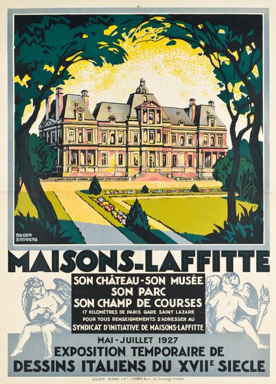 メゾン・ラフィットの広告ポスター 作： Roger Broders