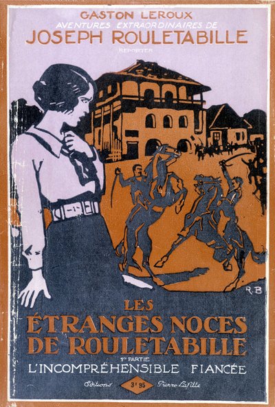 書籍『Les étranges noces de Rouletabille』の表紙 作： Roger Broders