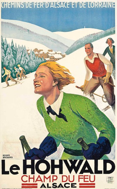 ル・ホーヴァルト、1930年頃（カラーリトグラフ） 作： Roger Broders