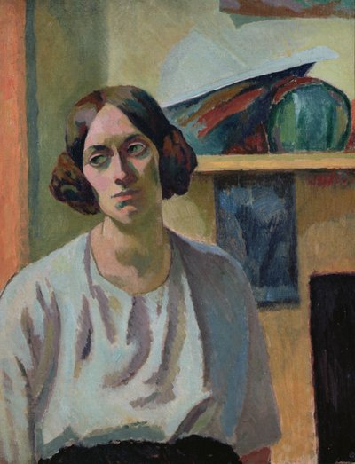 モデルの頭、1913 作： Roger Eliot Fry