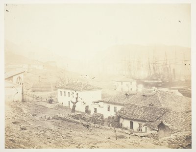 海上を望むバラクラバ 作： Roger Fenton