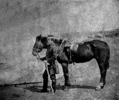 アーサーラヤード隊長、1855年 作： Roger Fenton