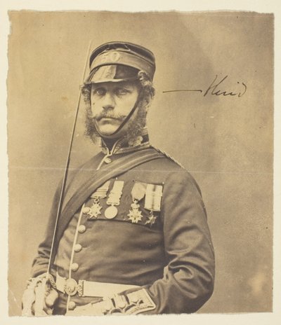 チャールズ・ハインド将軍 作： Roger Fenton